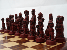 Load image into Gallery viewer, Movie Stars Chess Pieces by Berkeley - Cardinal Red