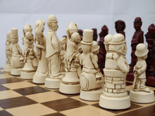 Load image into Gallery viewer, Movie Stars Chess Pieces by Berkeley - Cardinal Red