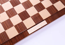 Load image into Gallery viewer, Personalize 21" JLP Hardwood USA Chessboard with Engraved Maple Inset