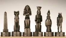 Load image into Gallery viewer, Pewter Egyptian Chessmen