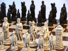 Load image into Gallery viewer, Roman Chess Pieces by Berkeley - Russet Brown