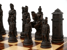 Load image into Gallery viewer, Roman Chess Pieces by Berkeley - Russet Brown