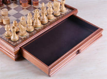 Load image into Gallery viewer, Russian Style Chess & Checkers Game Set - Weighted