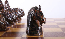 Load image into Gallery viewer, Sanfilippo Chess Set Number XXVI - Dragon Slayers