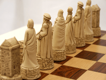 Load image into Gallery viewer, Scottish Chess Pieces by Berkeley - Cardinal Red