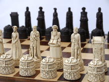 Load image into Gallery viewer, Scottish Chess Pieces by Berkeley - Russet Brown