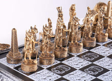 Load image into Gallery viewer, DEAL ITEM: Gold and Silver Egyptian Chess Set - JUST THE BOARD