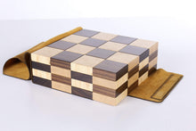 Load image into Gallery viewer, STACK Chessboard - Tournament Edition in Rosewood and Birdseye Maple (DISCOUNTED FOR IMPERFECTION)