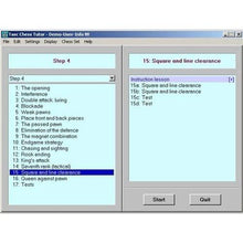 Load image into Gallery viewer, TASC Chess Tutorial 2 For PC (CD) Chess Rules & Learn to Play Chess