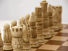 Load image into Gallery viewer, Victorian Chess Pieces by Berkeley - Russet Brown