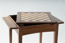 Load image into Gallery viewer, Walnut Player's Chess Table USA
