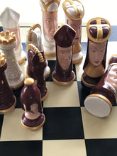 Load image into Gallery viewer, Warren Collection #7 Painted Duncan Chessmen