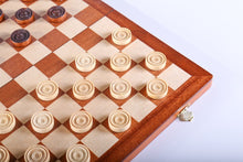 Load image into Gallery viewer, Wooden Checkers 100 squares, Smooth Surface
