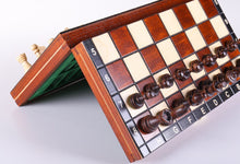 Load image into Gallery viewer, 10.5" Magnetic Wooden Travel Chess Game

