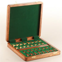 Load image into Gallery viewer, 10" Isle of Lewis Chess Set in Storage Board
