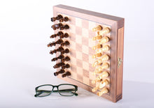 Load image into Gallery viewer, 10" Travel Walnut Wood Chess Set
