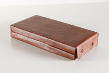 Load image into Gallery viewer, 12" Magnetic Folding Chess Set in Golden Rosewood / Maple with Leatherette Case
