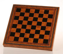Load image into Gallery viewer, 14" Leatherette Cabinet Chess Storage Board
