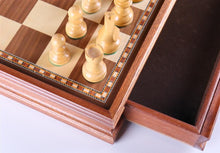 Load image into Gallery viewer, 15" Staunton Chess &amp; Checker Set
