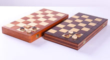 Load image into Gallery viewer, 16"  Wooden Checkers Set (64 squares)
