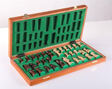 Load image into Gallery viewer, 18.5" Folding Tournament Wood Chess Set
