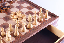 Load image into Gallery viewer, 19" Camphor Chess Set with Storage
