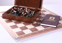 Load image into Gallery viewer, 21.5" Walnut and Metallic Style Set with Storage

