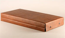 Load image into Gallery viewer, 21" Folding Chess Board and Leatherette Case in Golden Rosewood &amp; Maple
