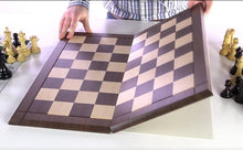 Load image into Gallery viewer, 21" Folding Hardwood Player's Chessboard - 2 1/4" Squares JLP, USA
