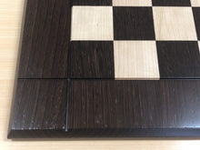 Load image into Gallery viewer, 21" Hardwood Player's Chessboard JLP, USA in Wenge and Maple
