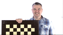 Load image into Gallery viewer, 21" Hardwood Player's Chessboard JLP, USA in Wenge and Maple
