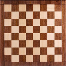 Load image into Gallery viewer, 21" Hardwood Player's Chessboard with 2.25" Squares JLP, USA
