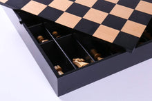 Load image into Gallery viewer, 3 1/2" Kari Wood Chess Set with Storage
