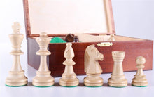 Load image into Gallery viewer, 3 3/4" Standard Staunton Chess Pieces #6 in Dark Wood Box

