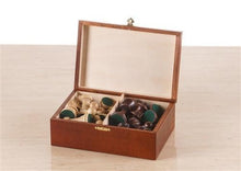Load image into Gallery viewer, 4" Standard Staunton Chess Pieces #7 in Dark Wood Box
