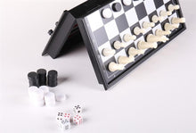 Load image into Gallery viewer, 7 3/4" 3-in-1 Combination Travel Game Set
