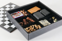 Load image into Gallery viewer, 7 In 1 Black Leatherette Game Set
