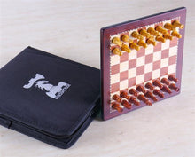 Load image into Gallery viewer, 8" Magnetic Travel Chess Set in Rosewood
