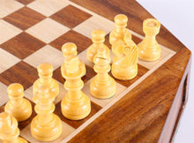 Load image into Gallery viewer, 9” Magnetic Wooden Chess Set - Octagonal
