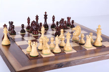 Load image into Gallery viewer, Alban Design Chess Set on Live Edge Chess Board
