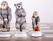 Load image into Gallery viewer, Animal Kingdom Chess Pieces from Italy
