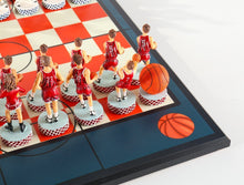 Load image into Gallery viewer, Basketball Chess Set - Blue Board
