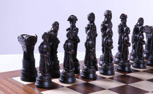 Load image into Gallery viewer, Battle of Trafalgar Pieces on Palisander and Maple Board
