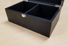 Load image into Gallery viewer, Black Chess Piece Storage Box (for most pieces up to 3.75")
