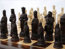 Load image into Gallery viewer, Camelot Chess Pieces by Berkeley - Russet Brown
