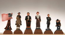 Load image into Gallery viewer, Civil War Chess Pieces - Metal
