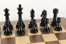 Load image into Gallery viewer, Deluxe Large Gloss Woodgrain Chess Set
