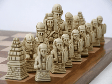 Load image into Gallery viewer, Egyptian Chess Pieces by Berkeley - Cardinal Red

