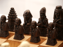 Load image into Gallery viewer, Egyptian Chess Pieces by Berkeley - Russet Brown
