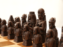Load image into Gallery viewer, Egyptian Chess Pieces by Berkeley - Russet Brown
